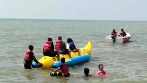 Purin Kini Dilengkapi Banana Boat dan Donut Boat, Baru Dibuka Langsung Diserbu Ratusan Pengunjung