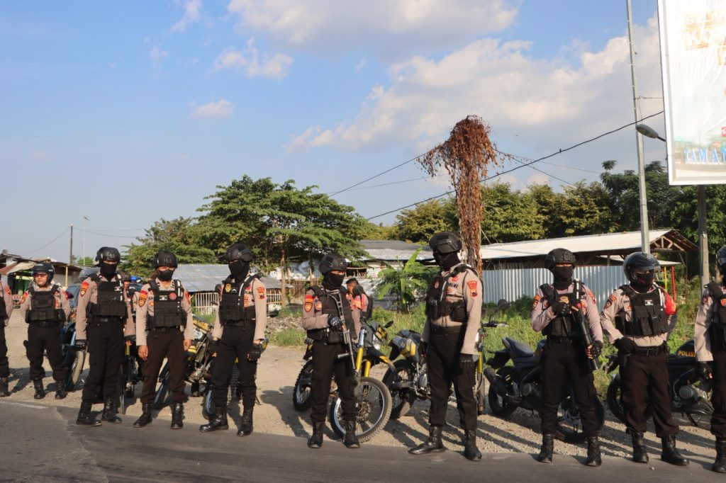 Polres Tegal Kota Siagakan Personel Pengamanan Tempat Ibadah Kenaikan Isa Almasih