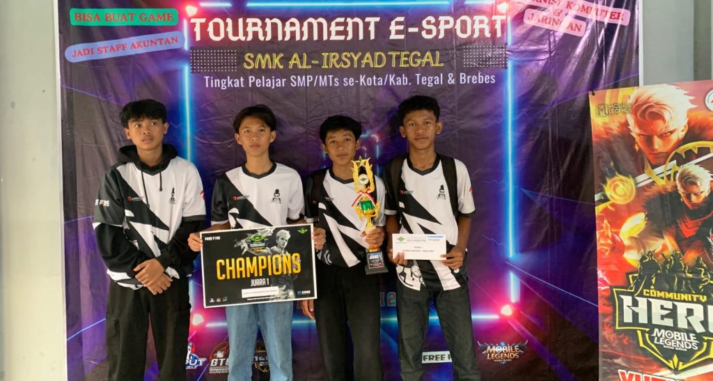 450 Peserta Meriahkan Turnamen E-Sport SMK Al-Irsyad Tegal