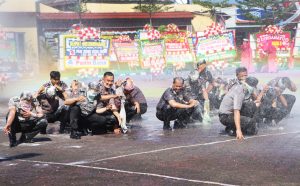 21 Bintara Polres Tegal Kota Dibuat Dongkol, Dikerjai Rekannya