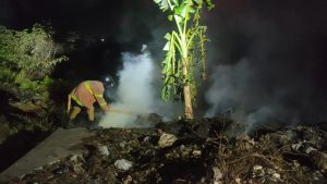 Kebakaran Alang-alang di Kalinyamat Wetan, Lima Unit Damkar dan Water Canon Polres Dikerahkan