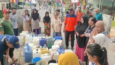 BPBD Telah Salurkan 65.000 Liter Air Bersih untuk 4.144 Jiwa Terdampak Kekeringan di Brebes Selatan