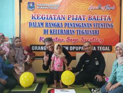 Jadi Bapak Asuh, DPUPR Terapkan Pijat Tuina Atasi Stunting di Kelurahan Tegalsari