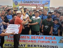 Slawi United Juara 1 di Turnamen Bintang Timur XII Sitanggal Brebes