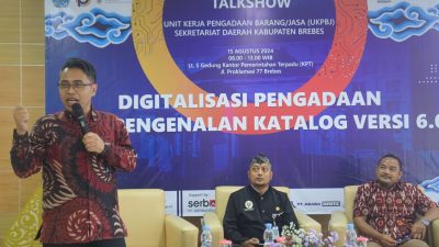 Optimalkan Layanan Digital, UKPBJ Brebes Gelar Talk Show Pengenalan E-katalog Versi 6