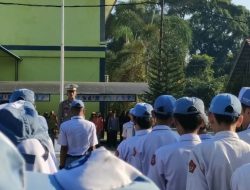 Upacara di SMA 3 Slawi, Ini Pesan Kasat Lantas Polres Tegal Kepada Pelajar