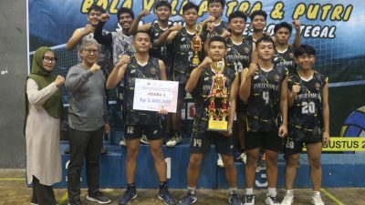 SMAN 4 dan SMKN 3 Raih Juara 1 Turnamen Bola Voli Wali Kota Cup 2024