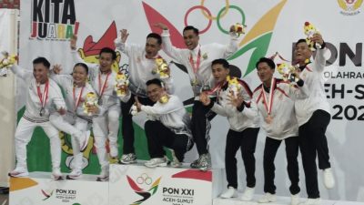 Atlet Senam Brebes Sumbang Perunggu Untuk Jateng di PON XXI Aceh Sumut