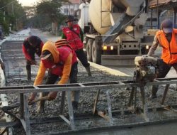 Progres Jalan Margasari-Jedug Melampaui Target 16 Persen