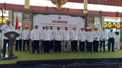 Lantik Pengurus Daerah IPHI Kabupaten Tegal, Ini Pesan HM Nur Fauzan Ahmad