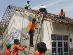 Pramuka Peduli Kwarcab Tegal Bedah Rumah Warga di Desa Kedungsukun