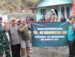 Sumur Resapan TNI AD Selesai Dibangun, Warga Ciomas Brebes Terbebas dari Krisis Air Bersih
