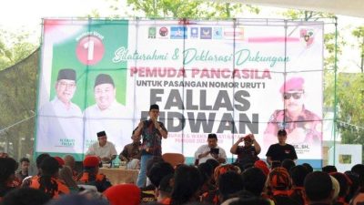 Pemuda Pancasila Beri Dukungan ke Pasangan Fallas – Ridwan