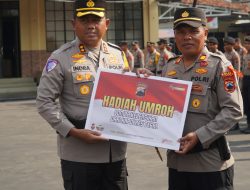 Polsek Slawi Juara Polsek Terbersih, Kapolres Tegal Beri Hadiah Umrah