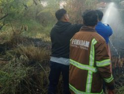 Buang Putung Rokok Sembarangan, Lahan Ilalang di Sidakaton Terbakar