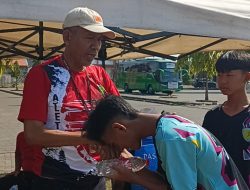 Ketua KONI Brebes Beri Motivasi Atlet di Kejurnas Atletik Bahurekso Kendal 2024