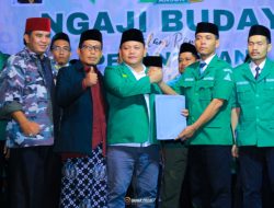 Pelantikan PAC GP Ansor Margasari Dimeriahkan Pagelaran Wayang Santri