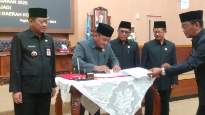 Disetujui, Fraksi DPRD Beri Catatan APBD Kota Tegal 2025