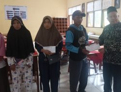 Baznas Brebes Berikan Santunan kepada Keluarga Siswa SMP 2 Bumiayu Yang Tersambar Petir