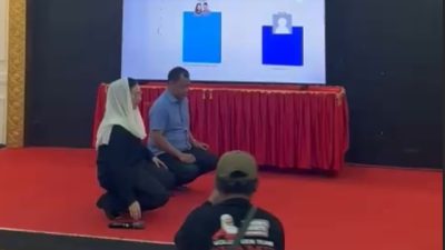 Hitung Cepat Unggul Sementara, Mitha-Wurja Sujud Syukur