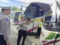 Satlantas Polres Tegal Kota dan Dishub Sidak Terminal