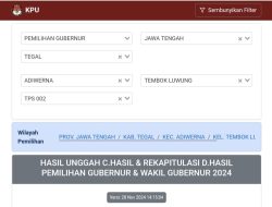 Hasil Pilkada Tegal Bisa Dilihat di Sirekap, Ini Alamat Websitenya