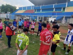 Peserta Seleksi Sepak Bola Kota Tegal Jalani Latihan Perdana
