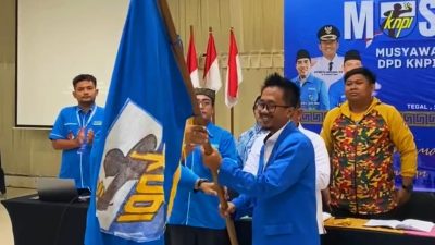 Sah! Arie Prima Setyoko Pimpin KNPI Kota Tegal