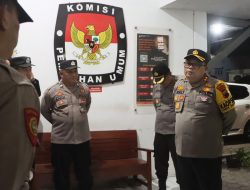Pengamanan Ketat Fokus di Kantor KPUD