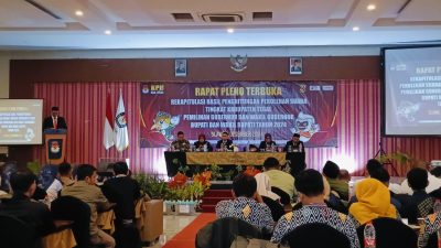 KPU Kabupaten Tegal Gelar Rekapitulasi Perhitungan Suara Pilgub Jateng dan Pilkada Tegal