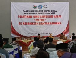 Pelatihan Juleha di Bantarkawung, Dorong Kehalalan dan Higienitas Daging