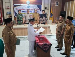 Perangkat Desa Adisana Dilantik, Keluarga Diminta Berperan Mendukung Tugas
