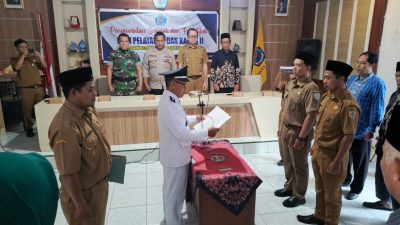 Perangkat Desa Adisana Dilantik, Keluarga Diminta Berperan Mendukung Tugas