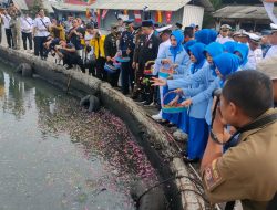 Lanal Tegal Gelar Upacara Tabur Bunga Hari Dharma Samudera