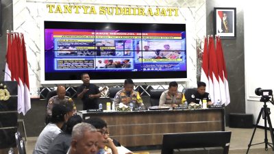 Polres Tegal Tangani 149 Kasus Kejahatan dan Ungkap Dua Kasus Pembunuhan
