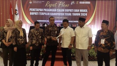 Ischak-Kholid Ditetapkan, Pelantikan Bupati dan Wakil Bupati Tegal Diundur Maret 2025