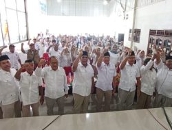 HUT ke-17 Partai Gerindra Kabupaten Tegal Dilakukan Sederhana, Potong Tumpeng dan Santunan Anak Yatim