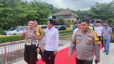Deputi Kemenko Polkam Pantau Pospam Kalikangkung, Pastikan Kesiapan Personel Pengamanan Arus Mudik