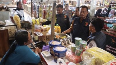 Pantau Pasar Tradisional, Satgas Pangan Polres Tegal Pastikan Stok Pangan Tercukupi Selama Ramadan