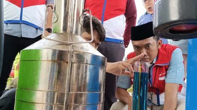 Pertamina Patra Niaga Bersama UPTD Metrologi Legal Kota Tegal Ambil Sampel BBM di SPBU Gatsu, Ini Hasilnya