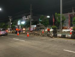 Median Jalan Kolonel Sugiono Tegal Siap Dibuka Kembali
