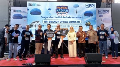 BRI Kantor Cabang Bumiayu Gelar Pengundian Panen Hadiah Simpedes