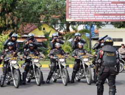Kapolres Tegal Gelar Pelatihan Pengendalian Massa