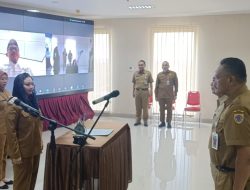 Bupati Brebes Lantik Empat Pejabat Eselon II, Djoko Gunawan Jabat Kepala BPBD