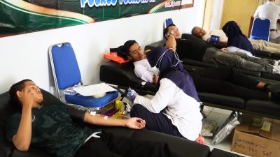 Warga Tegal Antusias Sumbang Darah