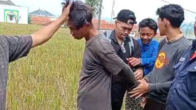 Motor Curian Mogok kehabisan Bensin, Pria Ini Ditangkap Warga di Brebes
