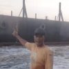 Geger, Kapal Tongkang Terdampar di Pantai Randusanga Brebes