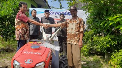 Fraksi Gerindra Kota Tegal Serahkan Bantuan Alsintan dari Wamentan Sudaryono