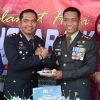Semarak Hari Bhayangkara, Polres Tegal Dapat Kejutan dari Yonif 407/ Padmakusuma