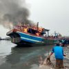 ABK Kapal Terbakar di Pelabuhan Jongor Masih Kritis